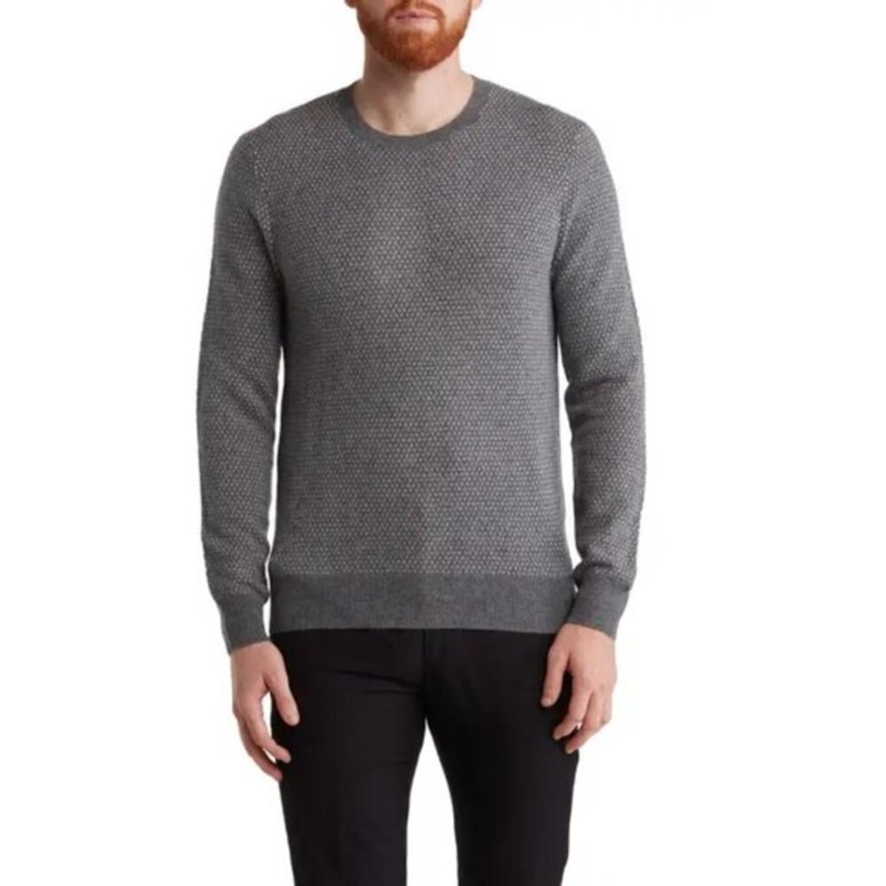 ♡♡ KIER & J Textured Crew Neck Sweater